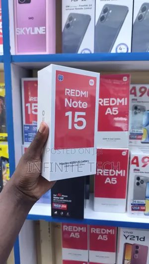 New Xiaomi Redmi Note 15 128 GB Black