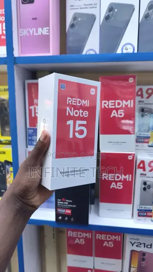 New Xiaomi Redmi Note 15 128 GB Black