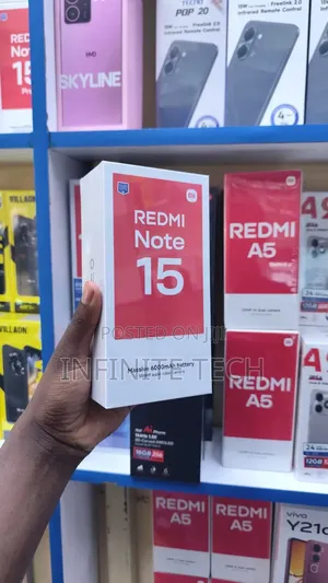 New Xiaomi Redmi Note 15 128 GB Black