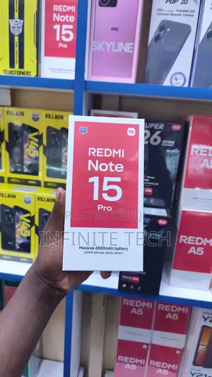 New Xiaomi Redmi Note 15 256 GB Black