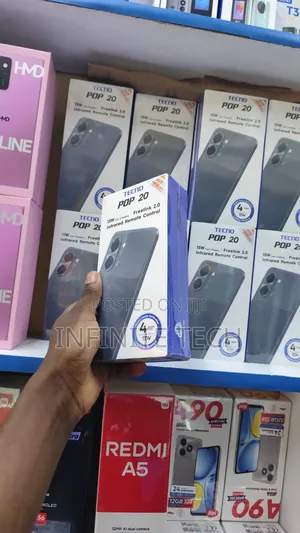 New Tecno Pop 10 64 GB Black