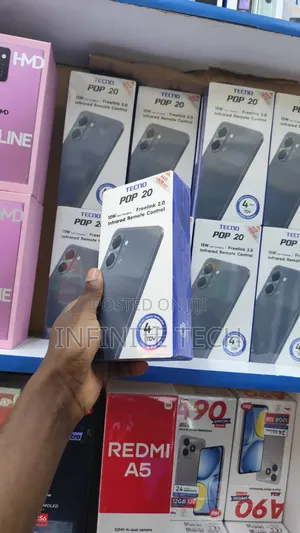 New Tecno Pop 10 64 GB Black