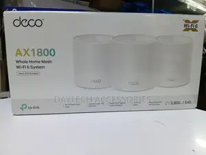 Tp-Link Deco X10 3-Pack Ax1500 Whole Home Mesh Wi-Fi 6 System - White