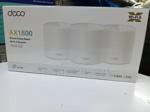 Tp-Link Deco X10 3-Pack Ax1500 Whole Home Mesh Wi-Fi 6 System - White