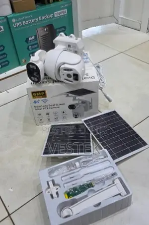 Ubox 4g 6mp Dual Screens/Dual Lens Ubox Solar Camera