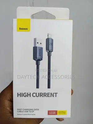 Baseus Crystal Shine Series Usb to iPhone Fast Charging Data Cable.