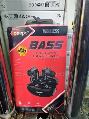Bluetooth Wireless Aldeepo Earpods(Black)