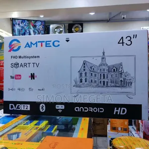 *Amtec 43" Smart Android Frameless Bluetooth Available 
Cheapest