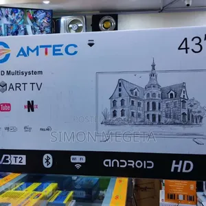 *Amtec 43" Smart Android Frameless Bluetooth Available 
Cheapest
