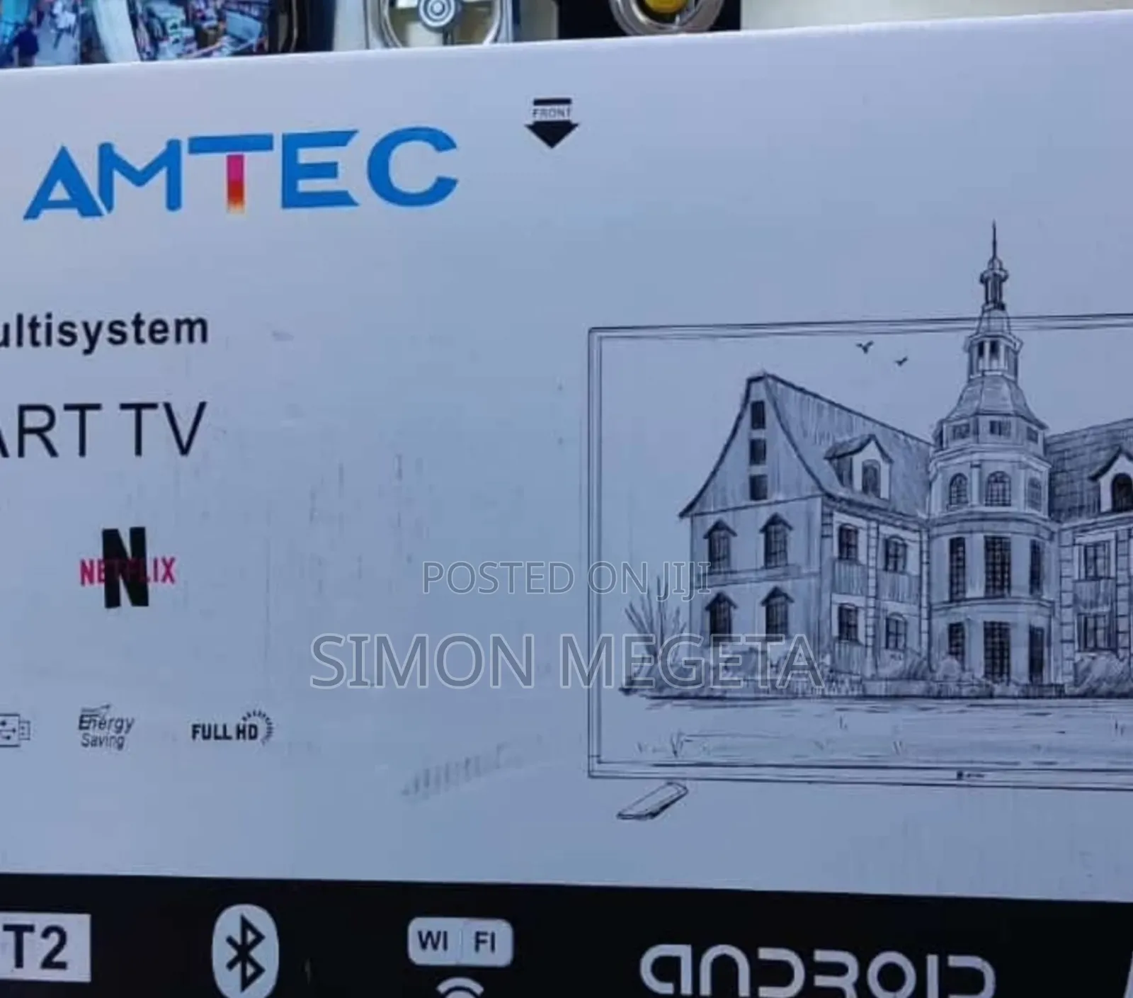 *Amtec 43" Smart Android Frameless Bluetooth Available 
Cheapest