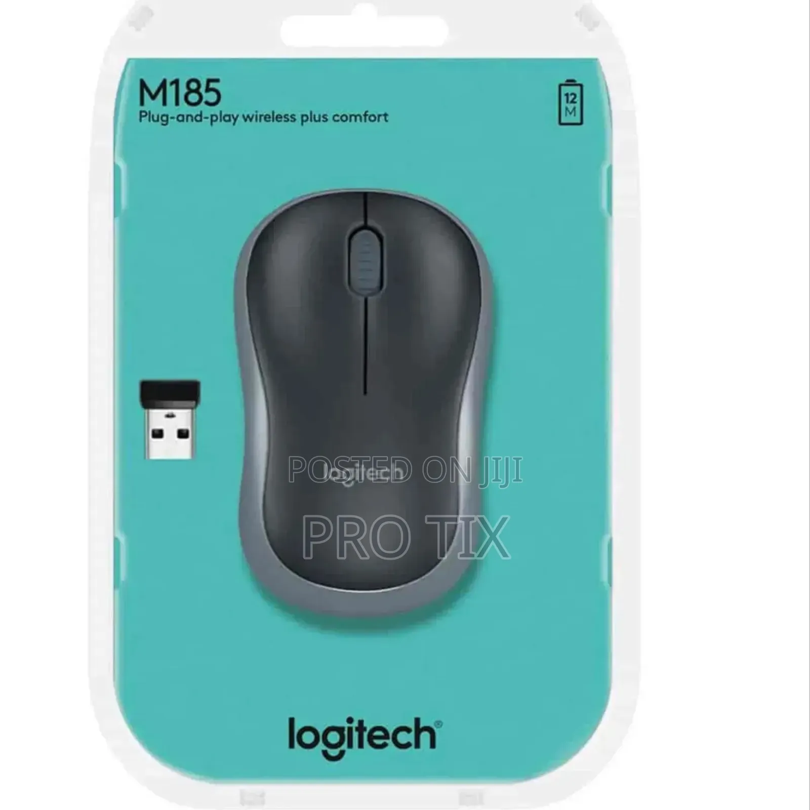 Logitech M185 Wireless Mouse - Swift Grey - 910-002235