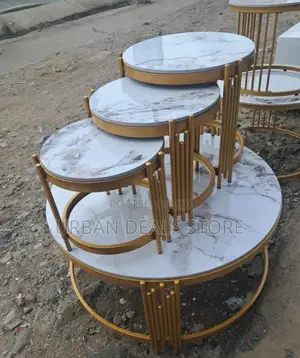 4 in 1 Executive Pure Marble Table