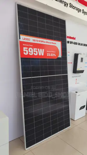 Lesso 595watts N-topcon Bifacial Pv Solar Panel All Weather