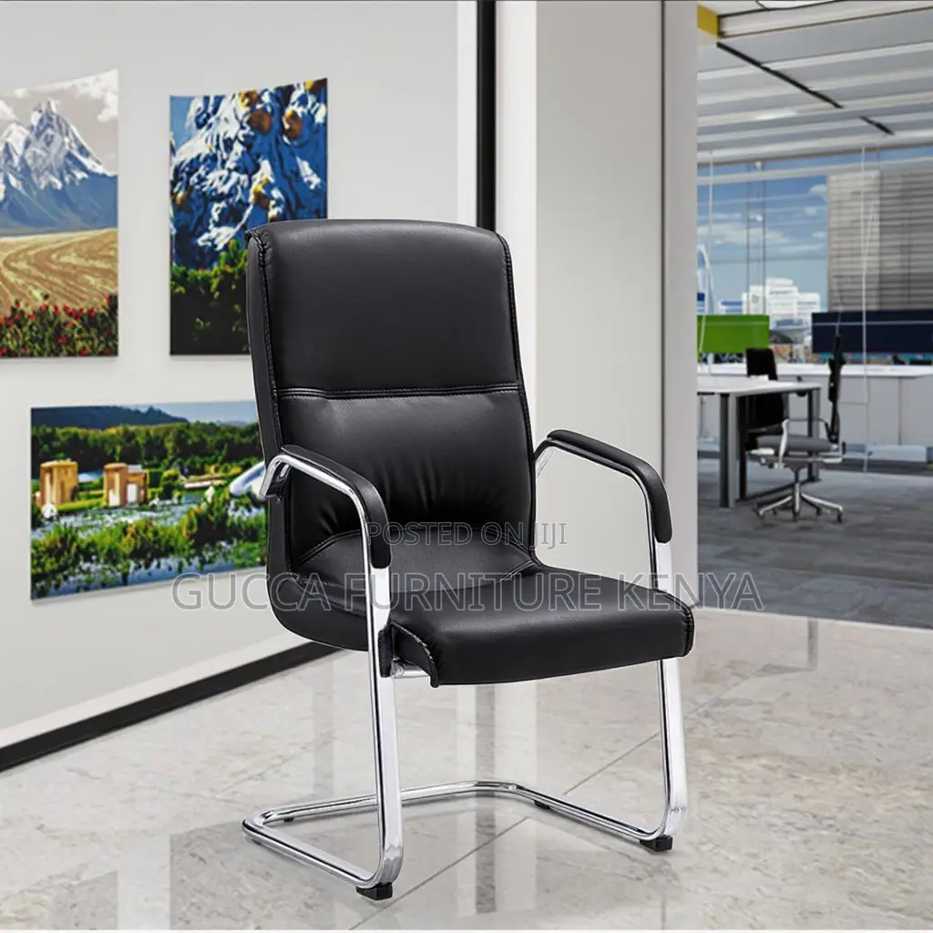 Leather Executive Reception Conference Chair