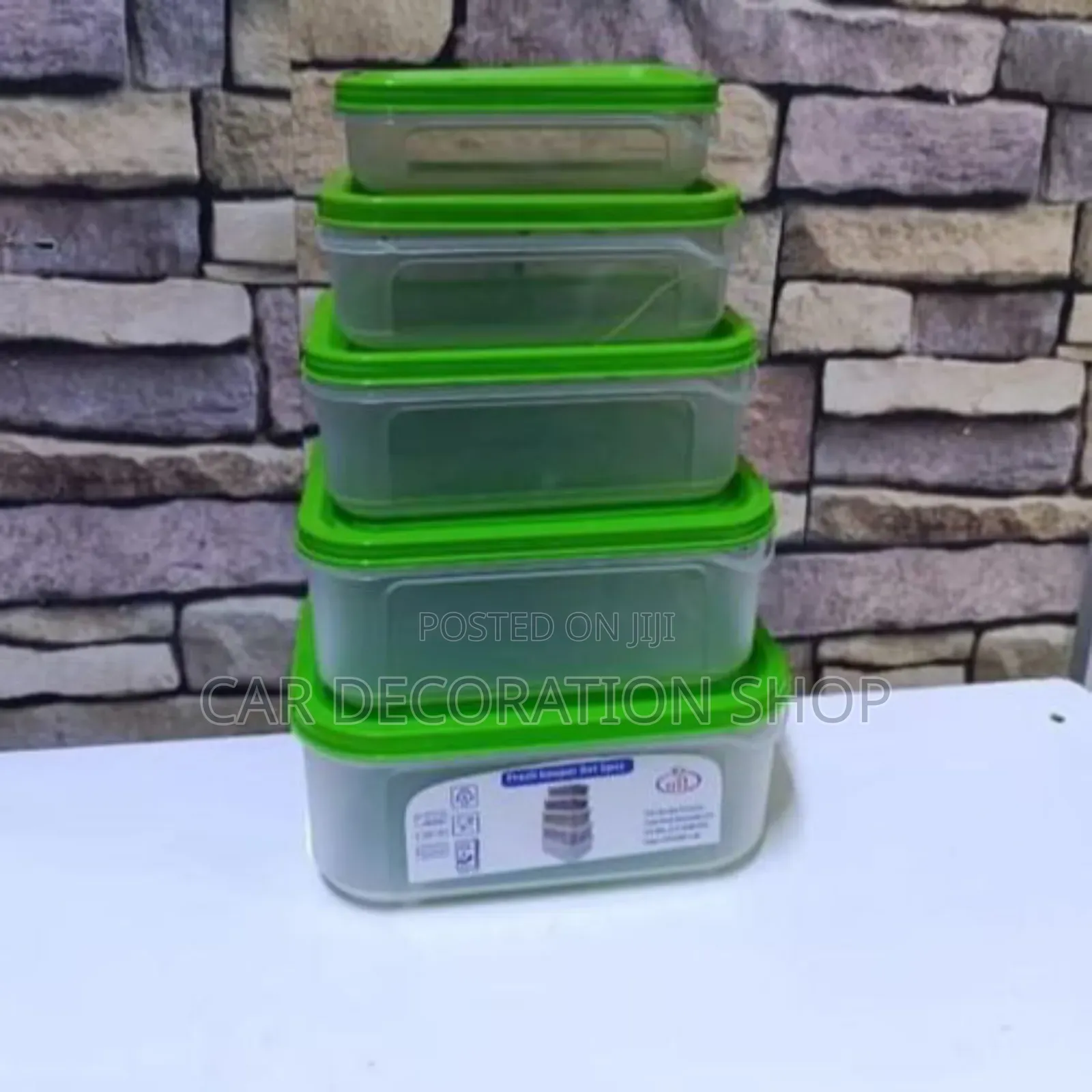 5in1 Plastic Food Containers
