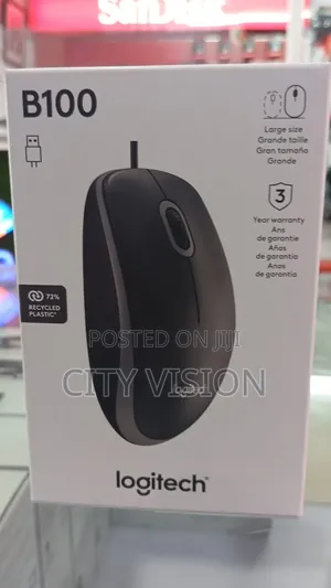 Logitech B100 Wired Mouse