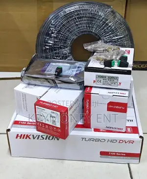 Hikvision 4 Night Vision 1080p Full Hd 2mp CCTV Cameras Kit
