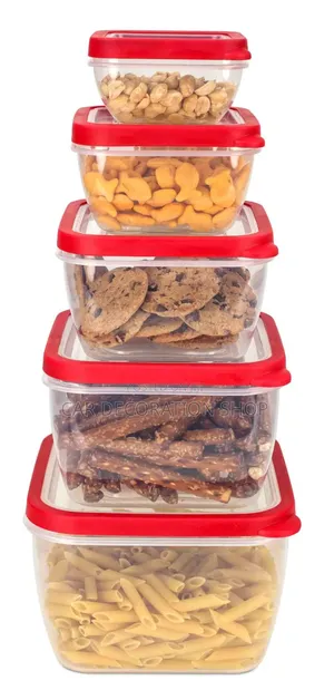 5pc Bpa Free Airtight Pp Plastic Food Storage