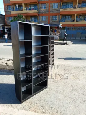 Grey Bookshelf