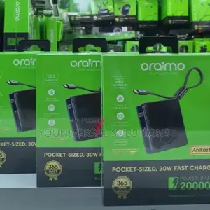 Oraimo Powernova 30w 20000mah* Fast Charging Power Bank