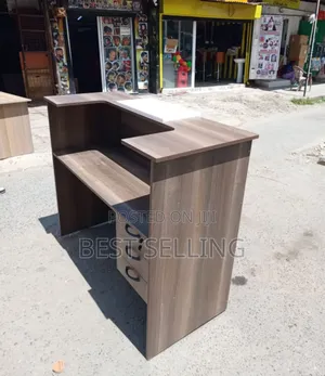 Rated Brown Customer Service Office Desk