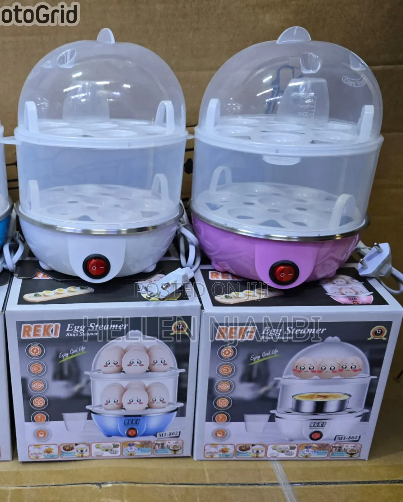 Double Layer Electric Eggs Boiler Cooker Steamer