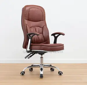 Brown Executive Leather Generic Office Chair