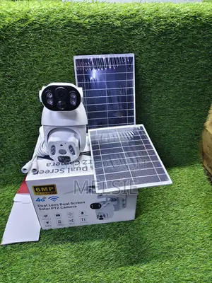 6mp Ubox Solar Powered Dual Lens PTZ CCTV Camera