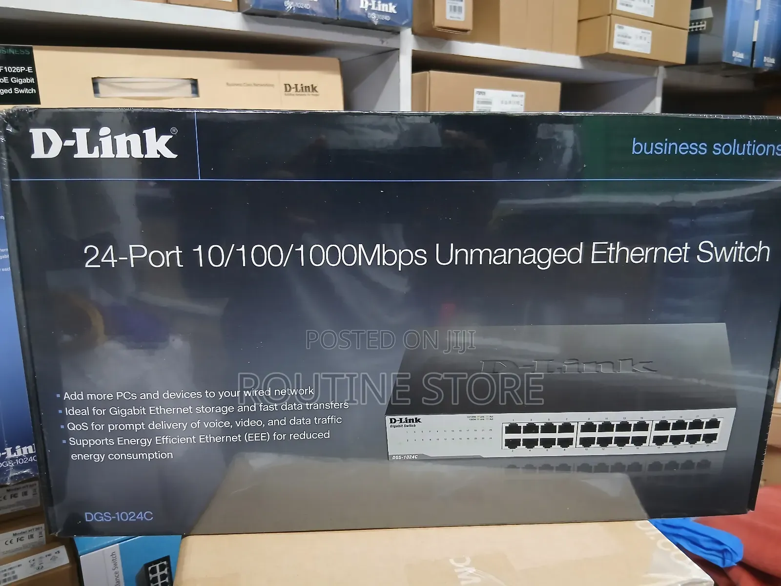 Dlink Switch Gigabit 24port Rack Mount