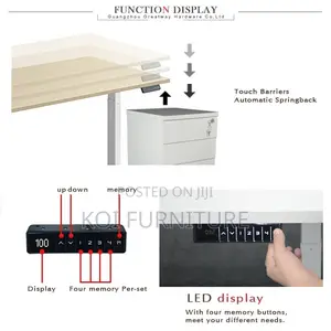 Office Desk; Height Adjustable Standing Home Office Work Desk