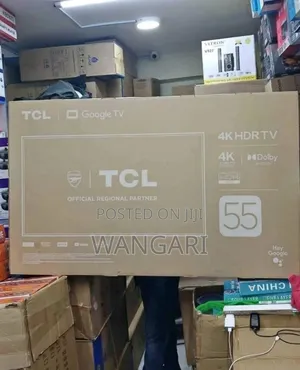 Frameless New Model TCL 55 Inch 4 K HDR Television