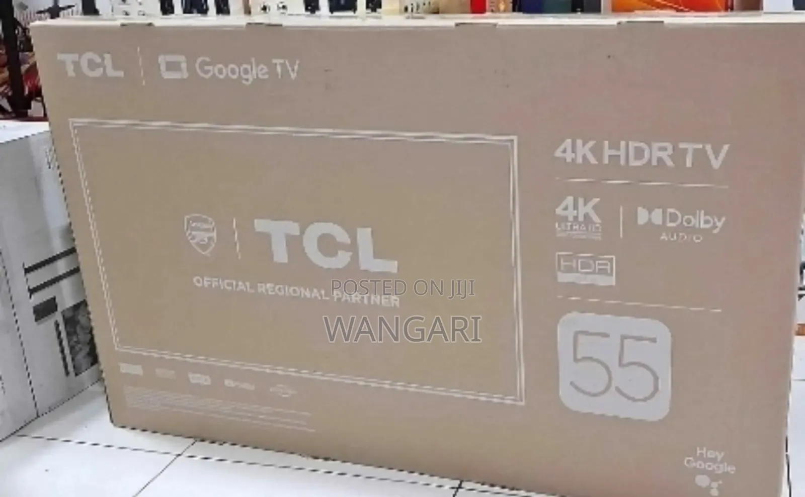 Dolby Audio TCL 55 Inch 4 K HDR Google Tv