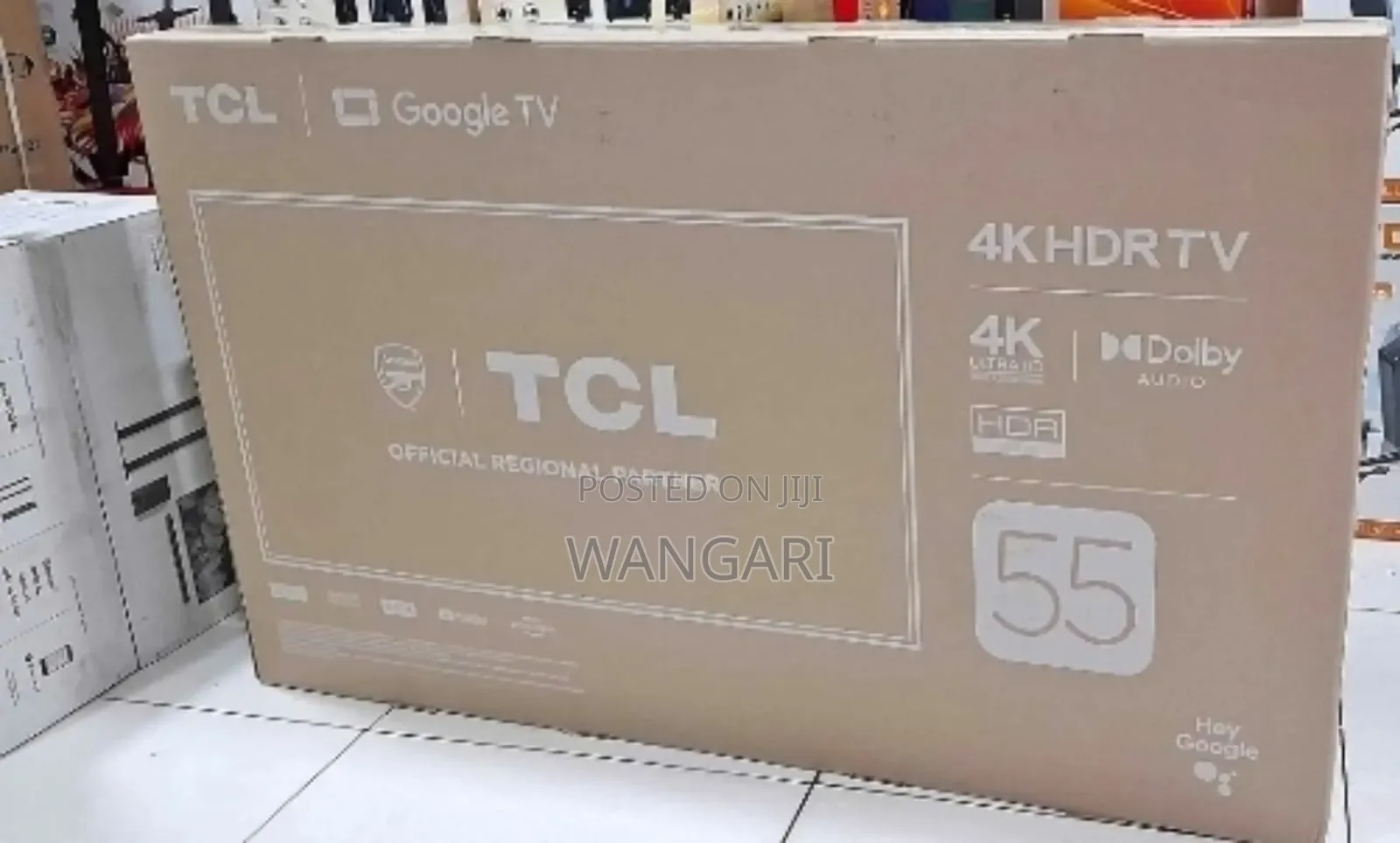 Dolby Audio TCL 55 Inch 4 K HDR Google Tv
