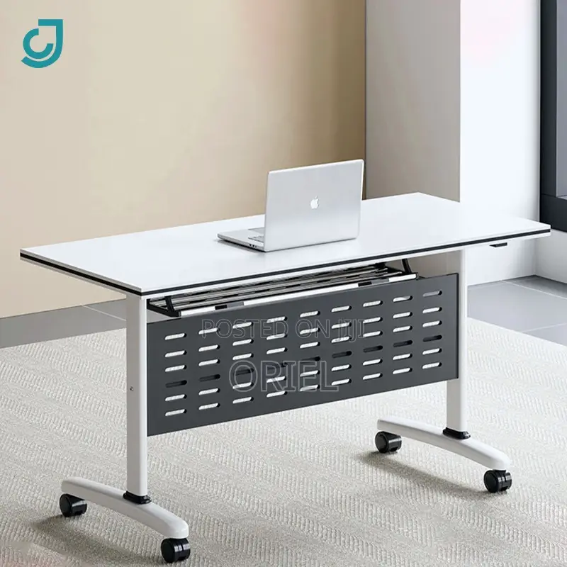 Office Study Table : Foldable Mobile Training Conference Table