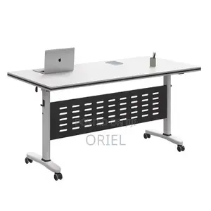 Office Study Table : Foldable Mobile Training Conference Table