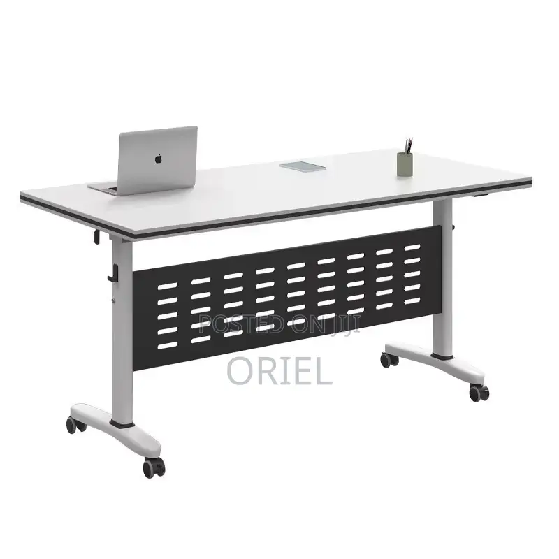 Office Study Table : Foldable Mobile Training Conference Table