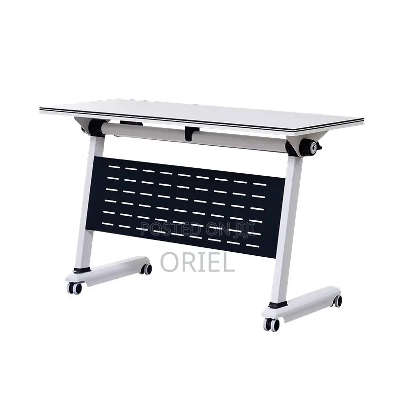 Office Study Table : Foldable Mobile Training Conference Table