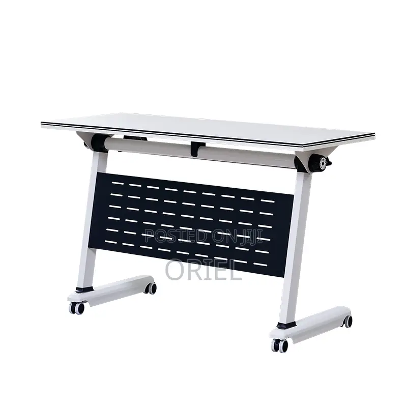 Office Study Table : Foldable Mobile Training Conference Table