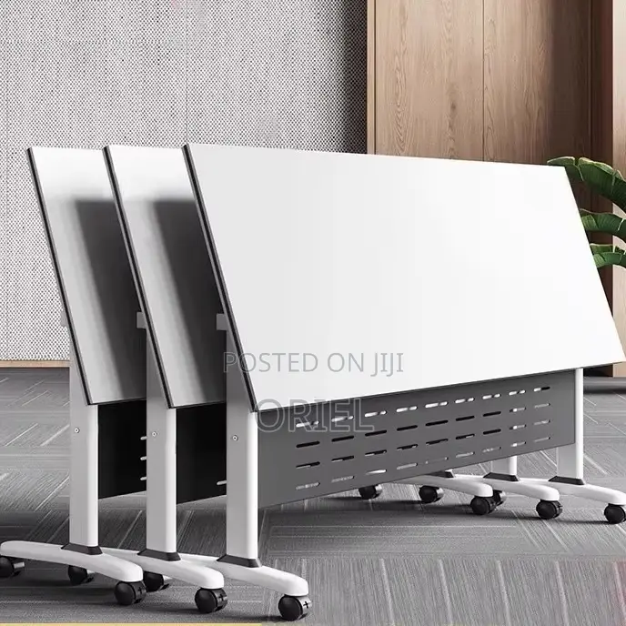 Office Study Table : Foldable Mobile Training Conference Table