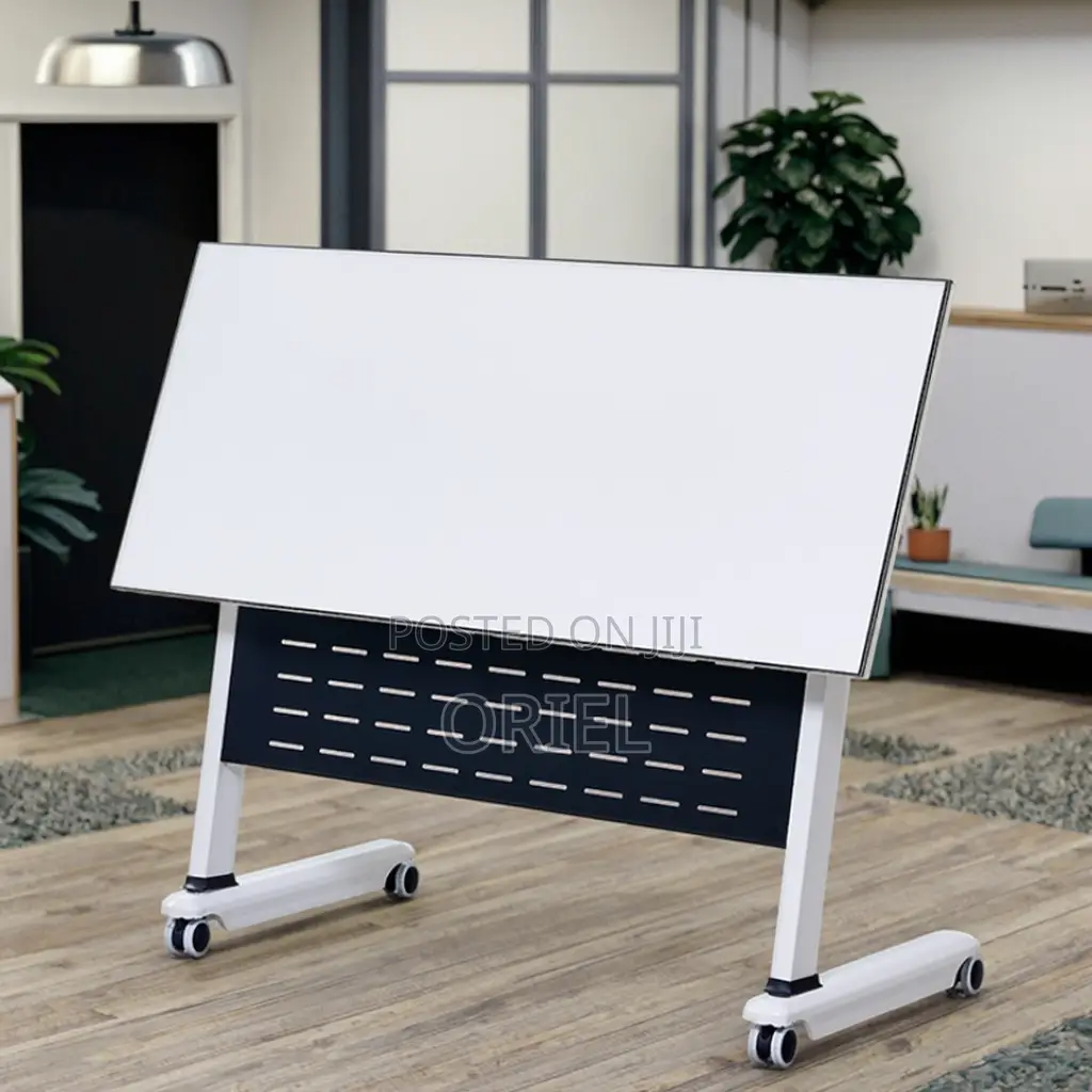 Office Study Table : Foldable Mobile Training Conference Table