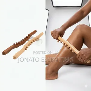 Wooden Guasha Massage Stick, Full Body Muscle Roller, Therapy Tool