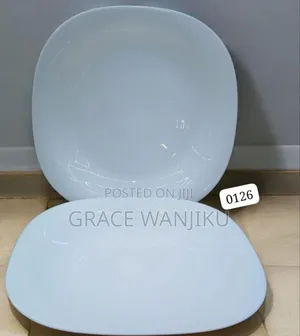 6pcs Ceramic Square Plate