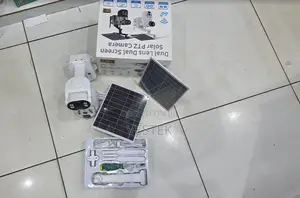 Ubox 6mp Dual Lens Solar 4g CCTV Camera With Double Panels