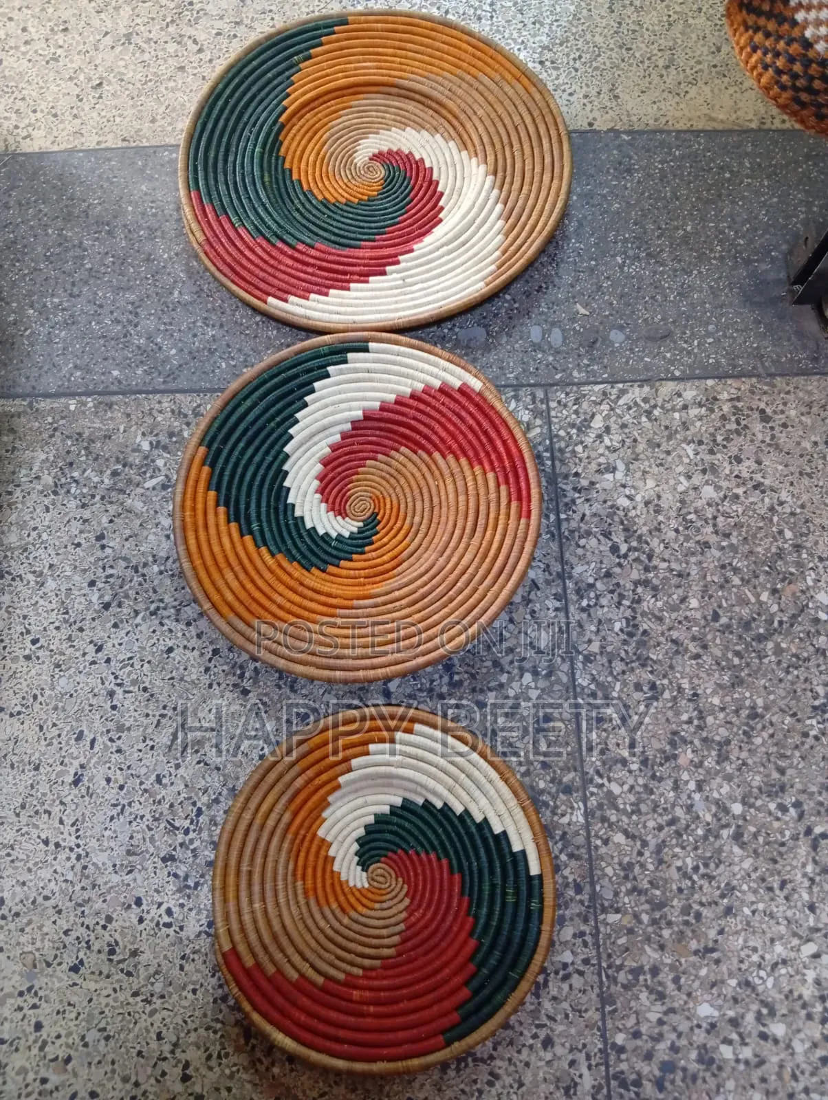 African Sisal Basket Wall Decor