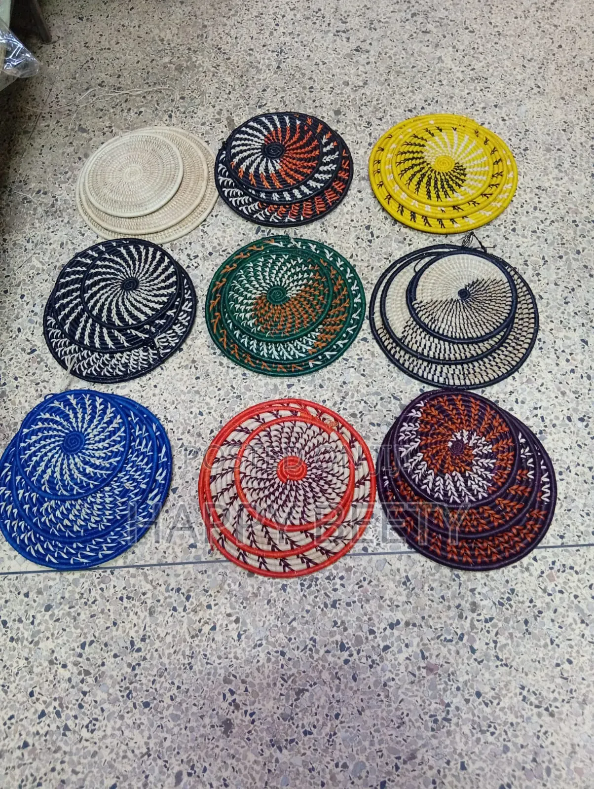 Rustic Sisal Woven Decor Basket Set