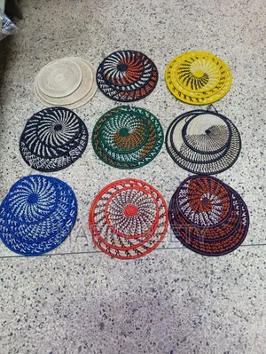 Rustic Sisal Woven Decor Basket Set