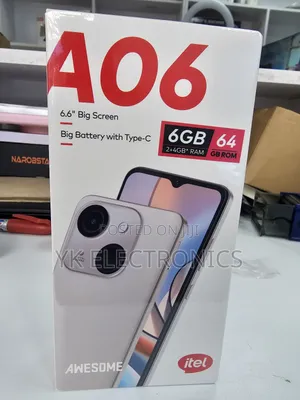 New Itel A06 64 GB Gold