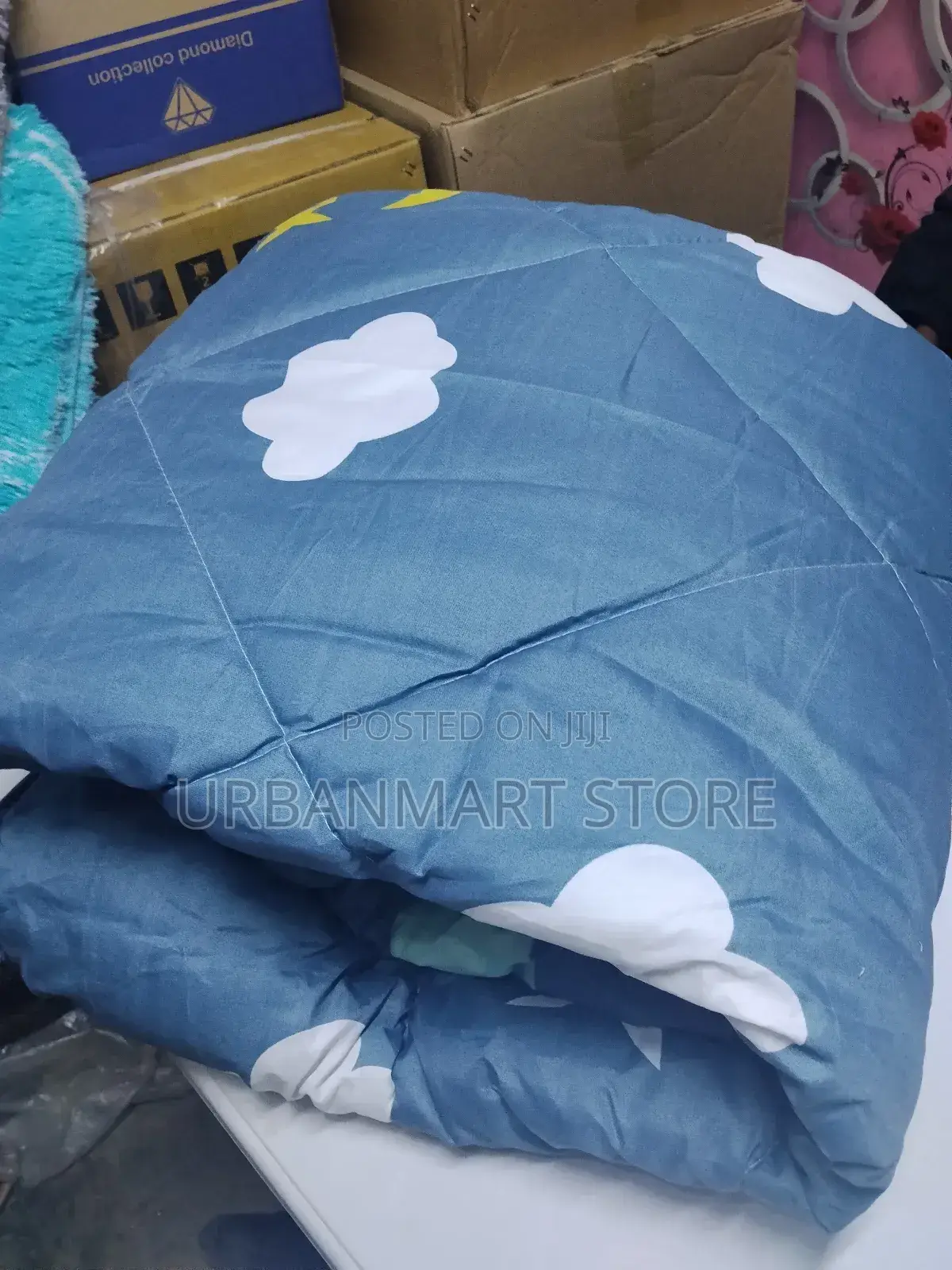 Premium Unbinded Floral 5×6 Duvet Set With Bedsheet Pillowcases