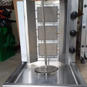 Commercial Shawarma 3 Gas Burner Machine Heat Settings 