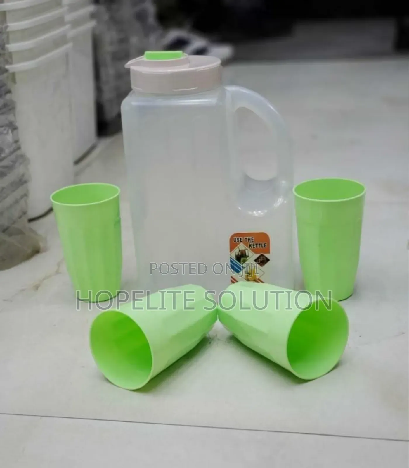 4l Bpa Free Plastic Storage Kettle